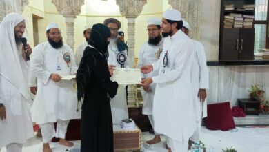Photo of شعبہ دعوت اسلام جمعیۃ علماء ہند کے زیر اہتمام پندر روزہ محاسبہ ایمان ورکشاپ مکمل شرکاء کو توصیفی اسناد سے نوازا گیا