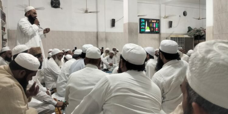 نئی دہلی میں جمعیت کا انتخابی اجلاس پُرسکون اور روحانی فضا میں منعقد ہوا